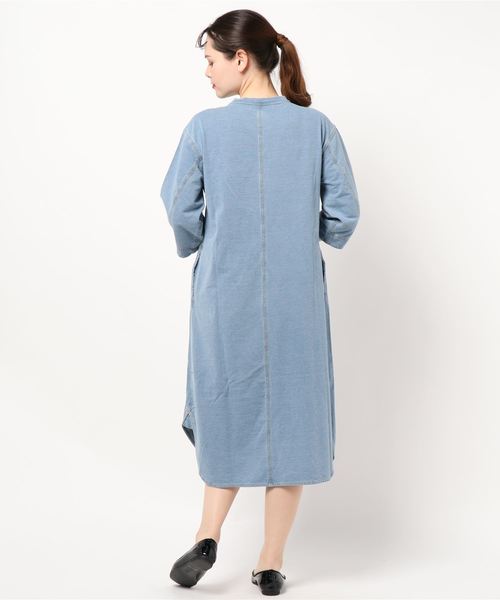 デニム裏毛ワンピース ワンピース Super Hakka スーパーハッカ のファッション セール