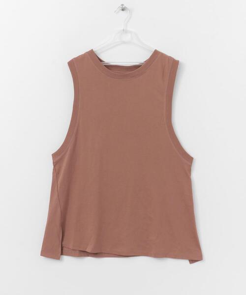 LAATO（ラート）の「TWIST NO-SLEEVE T-SHIRTS（Tシャツ/カットソー・レディース・オフホワイト/グレー/オレンジ・FREE）」の8枚目の写真