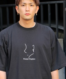 【Human Graphics】×【NO NEED】ビッグシルエットロゴプリントTシャツ