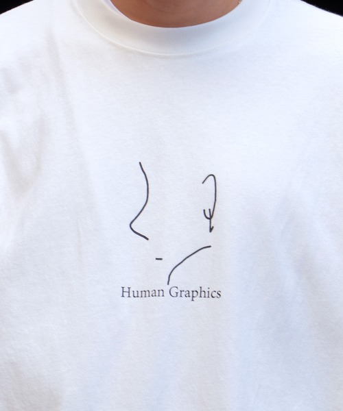 NO NEED(ノーニード)の「【Human Graphics】×【NO NEED】ビッグシルエットロゴプリントTシャツ(Tシャツ/カットソー・メンズ・ホワイト/ブラック/パープル/ピンク/ミント・M/L)」の10枚目の写真