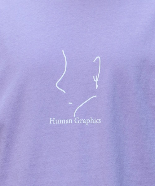 NO NEED(ノーニード)の「【Human Graphics】×【NO NEED】ビッグシルエットロゴプリントTシャツ(Tシャツ/カットソー・メンズ・ホワイト/ブラック/パープル/ピンク/ミント・M/L)」の16枚目の写真