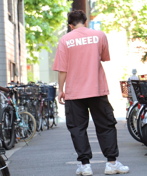 NO NEED(ノーニード)の「【Human Graphics】×【NO NEED】ビッグシルエットロゴプリントTシャツ(Tシャツ/カットソー・メンズ・ホワイト/ブラック/パープル/ピンク/ミント・M/L)」の22枚目の写真