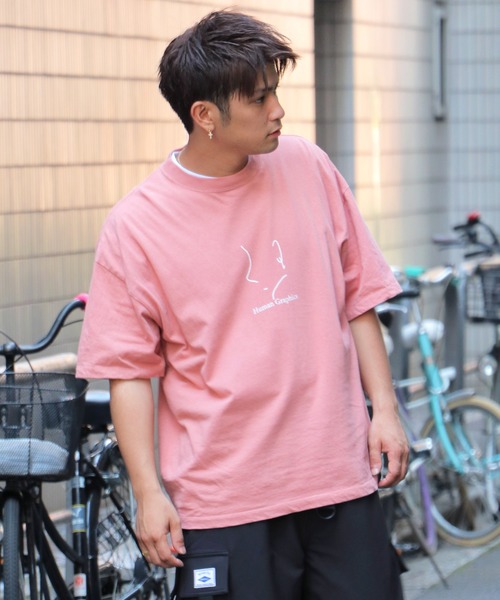 NO NEED(ノーニード)の「【Human Graphics】×【NO NEED】ビッグシルエットロゴプリントTシャツ(Tシャツ/カットソー・メンズ・ホワイト/ブラック/パープル/ピンク/ミント・M/L)」の18枚目の写真