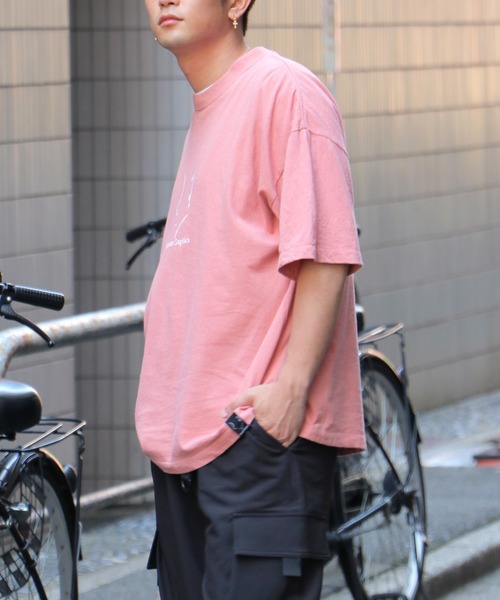 NO NEED(ノーニード)の「【Human Graphics】×【NO NEED】ビッグシルエットロゴプリントTシャツ(Tシャツ/カットソー・メンズ・ホワイト/ブラック/パープル/ピンク/ミント・M/L)」の20枚目の写真
