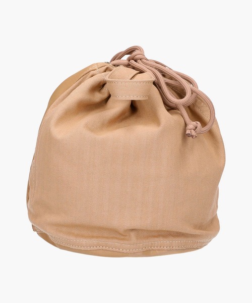 RAG MACHINE（ラグマシーン）の「【RAG MACHINE】コンビ巾着ショルダーバッグ（ショルダーバッグ・レディース・ネイビー/ベージュ・ONE SIZE）」の10枚目の写真