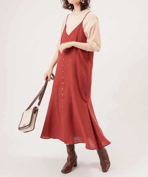 natural couture(ナチュラルクチュール)の「袖シアーシンプルプチハイ(ニット/セーター・レディース・ブラック/ブラウン/ピンク/グリーン/アイボリー・FREE)」の21枚目の写真