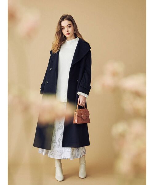 MERCURYDUO(マーキュリーデュオ)の「クロコ型押しミニバッグ(ハンドバッグ・レディース・ミント/ブラウン・FREE)」の4枚目の写真