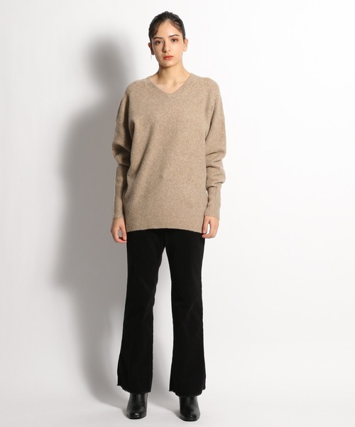 niko and...＊ニコアンド＊チュニック丈ゆったりニット トップス