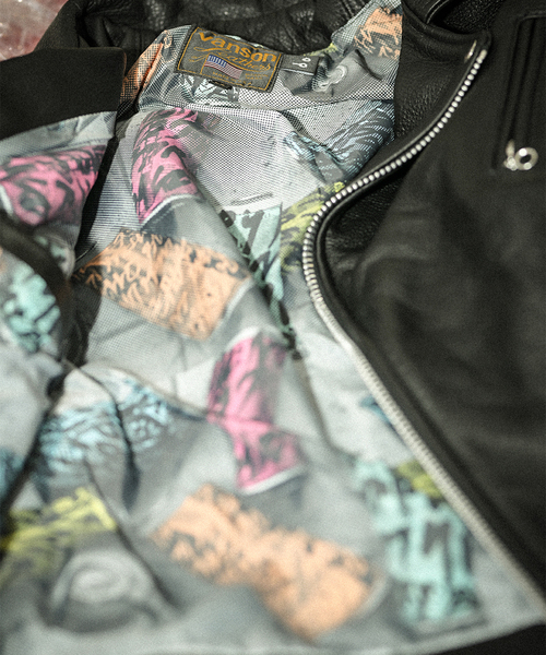 RYUJI KAMIYAMA×VANSON　別注 W RAIDERS ３６ セール】【RYUJI KAMIYAMA×VANSON】別注 W RAIDERS JACKET（ライダース