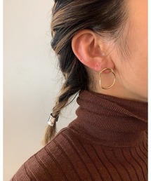 mou | ひねりサークルピアス(ピアス(両耳用))