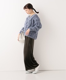 plage（プラージュ）の「ベロアフレアパンツ◇（その他パンツ）」 - WEAR 