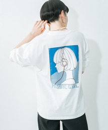 WEB限定 別注 オーバーサイズ バックプリントロンT