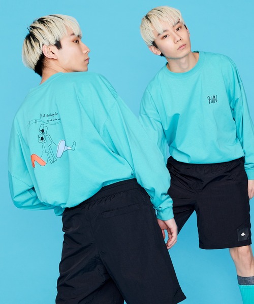 Ressaca（レサーカ）の「WEB限定 別注 オーバーサイズ バックプリントロンT（Tシャツ/カットソー・レディース・ホワイト/ブラック/パープル/サックスブルー/ライム/グリーン/ホワイト系その他/ブラック系その他/ベージュ系その他/グリーン系その他/ブルー系その他/パープル系その他/グレイッシュベージュ/チャコール/ホワイト系その他3/ホワイト系その他4/ブラック系その他2/ベージュ系その他2/ベージュ系その他3・S/M/L）」の16枚目の写真