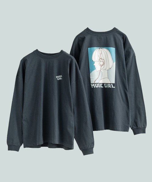 Ressaca（レサーカ）の「WEB限定 別注 オーバーサイズ バックプリントロンT（Tシャツ/カットソー・レディース・ホワイト/ブラック/パープル/サックスブルー/ライム/グリーン/ホワイト系その他/ブラック系その他/ベージュ系その他/グリーン系その他/ブルー系その他/パープル系その他/グレイッシュベージュ/チャコール/ホワイト系その他3/ホワイト系その他4/ブラック系その他2/ベージュ系その他2/ベージュ系その他3・S/M/L）」の10枚目の写真
