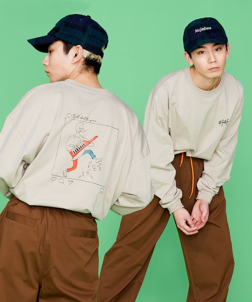 Ressaca（レサーカ）の「WEB限定 別注 オーバーサイズ バックプリントロンT（Tシャツ/カットソー・レディース・ホワイト/ブラック/パープル/サックスブルー/ライム/グリーン/ホワイト系その他/ブラック系その他/ベージュ系その他/グリーン系その他/ブルー系その他/パープル系その他/グレイッシュベージュ/チャコール/ホワイト系その他3/ホワイト系その他4/ブラック系その他2/ベージュ系その他2/ベージュ系その他3・S/M/L）」の14枚目の写真