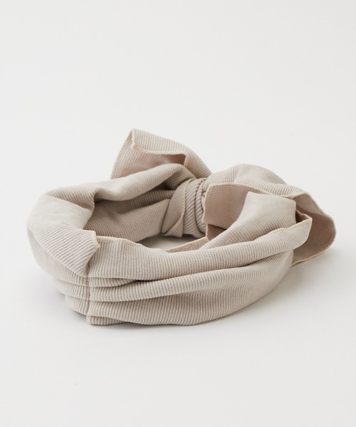 CIAOPANIC TYPY（チャオパニックティピー）の「lilBIGリブターバン（ヘアバンド・レディース・ブラウン/ブラック/ベージュ/ホワイト系その他/ブルー・ONE SIZE）」の17枚目の写真