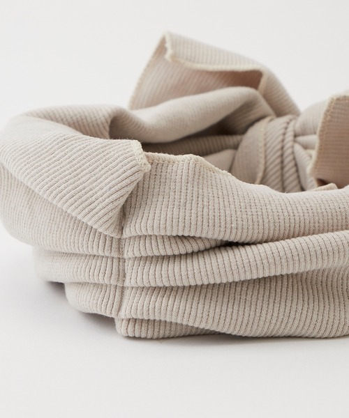 CIAOPANIC TYPY（チャオパニックティピー）の「lilBIGリブターバン（ヘアバンド・レディース・ブラウン/ブラック/ベージュ/ホワイト系その他/ブルー・ONE SIZE）」の18枚目の写真