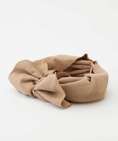 CIAOPANIC TYPY（チャオパニックティピー）の「lilBIGリブターバン（ヘアバンド・レディース・ブラウン/ブラック/ベージュ/ホワイト系その他/ブルー・ONE SIZE）」の13枚目の写真