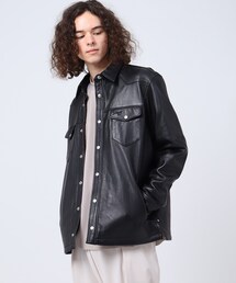 Schott×タケオキクチ　レザーライダースジャケット tk.TAKEO KIKUCHI（ティーケー タケオキクチ）」が「Schott （ショット