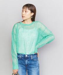 BEAUTY&YOUTH UNITED ARROWS | BY 16Gシアーワイドニットプルオーバー -ウォッシャブル-(ニット/セーター)