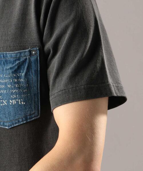 AVIREX（アヴィレックス）の「【TYPE BLUE/タイプブルー】デニムポケット Tシャツ/DENIM POCKET T-SHIRT（Tシャツ/カットソー・メンズ・ブラック/アイボリー/ネイビー/レッド・MEDIUM/LARGE/X-LARGE/XX-LARGE）」の17枚目の写真