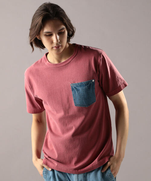 AVIREX（アヴィレックス）の「【TYPE BLUE/タイプブルー】デニムポケット Tシャツ/DENIM POCKET T-SHIRT（Tシャツ/カットソー・メンズ・ブラック/アイボリー/ネイビー/レッド・MEDIUM/LARGE/X-LARGE/XX-LARGE）」の20枚目の写真
