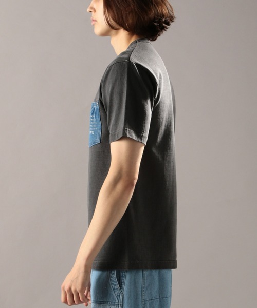 AVIREX（アヴィレックス）の「【TYPE BLUE/タイプブルー】デニムポケット Tシャツ/DENIM POCKET T-SHIRT（Tシャツ/カットソー・メンズ・ブラック/アイボリー/ネイビー/レッド・MEDIUM/LARGE/X-LARGE/XX-LARGE）」の5枚目の写真