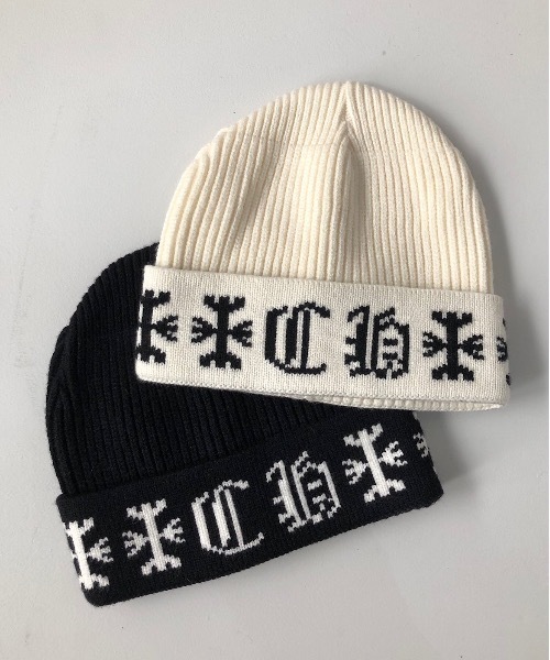 SANSeLF(サンセルフ)の「【SANSeLF】logo knit beanie sana13(ニットキャップ/ビーニー・レディース・ホワイト/ブラック・FREE)」の8枚目の写真