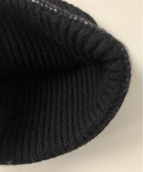 SANSeLF(サンセルフ)の「【SANSeLF】logo knit beanie sana13(ニットキャップ/ビーニー・レディース・ホワイト/ブラック・FREE)」の13枚目の写真