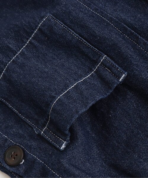 apres les cours（アプレレクール）の「/サイドボタンジャンパースカート（スカート・キッズ・インディゴブルー/アイボリー・120cm/130cm/100cm/110cm/90cm/80ｃｍ/140cm）」の10枚目の写真