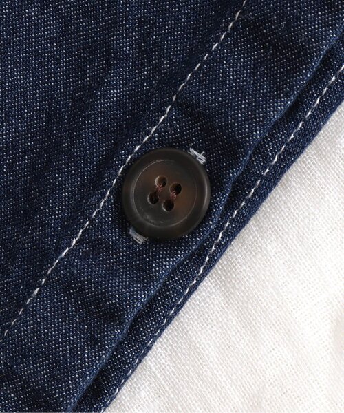 apres les cours（アプレレクール）の「/サイドボタンジャンパースカート（スカート・キッズ・インディゴブルー/アイボリー・120cm/130cm/100cm/110cm/90cm/80ｃｍ/140cm）」の11枚目の写真