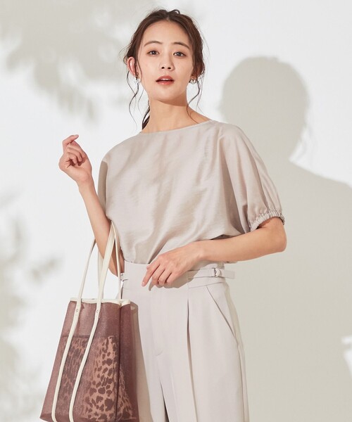 ANY SIS(エニィスィス)の「【洗える】カールマイヤー ブラウス(シャツ/ブラウス・レディース・ライトグレー系/スカイブルー系/ピンク系・2)」の3枚目の写真