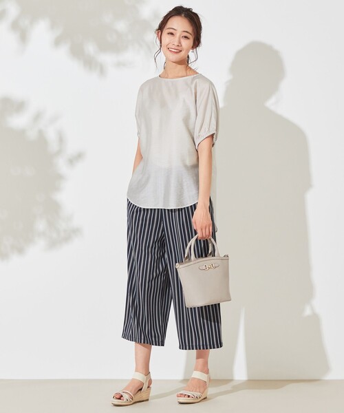 ANY SIS(エニィスィス)の「【洗える】カールマイヤー ブラウス(シャツ/ブラウス・レディース・ライトグレー系/スカイブルー系/ピンク系・2)」の13枚目の写真