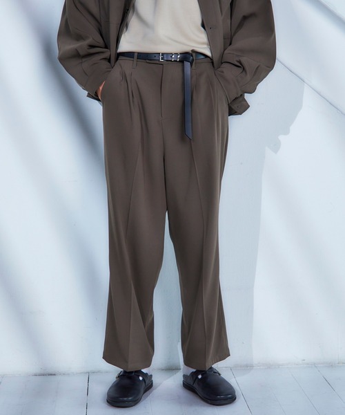 Loose/ルース(ルース)の「デザインバックルロングレザーベルト(ベルト・メンズ・ブラック/グレイッシュベージュ・FREE)」の11枚目の写真