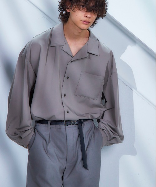 Loose/ルース(ルース)の「デザインバックルロングレザーベルト(ベルト・メンズ・ブラック/グレイッシュベージュ・FREE)」の3枚目の写真