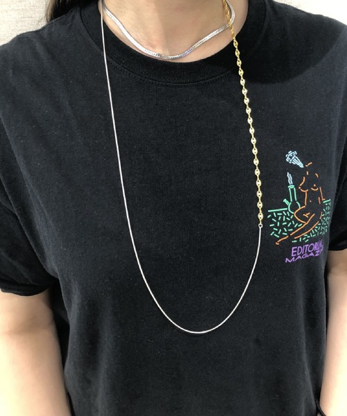 Bonjour Girl（ボンジュールガール）の「Casselini/ チェーンコンビネックレス（ネックレス・レディース・シルバー/ゴールド・FREE）」の14枚目の写真