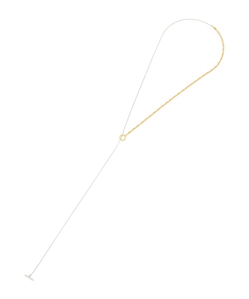 Bonjour Girl（ボンジュールガール）の「Casselini/ チェーンコンビネックレス（ネックレス・レディース・シルバー/ゴールド・FREE）」の4枚目の写真