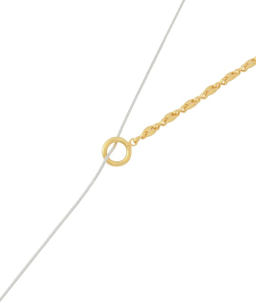 Bonjour Girl（ボンジュールガール）の「Casselini/ チェーンコンビネックレス（ネックレス・レディース・シルバー/ゴールド・FREE）」の6枚目の写真