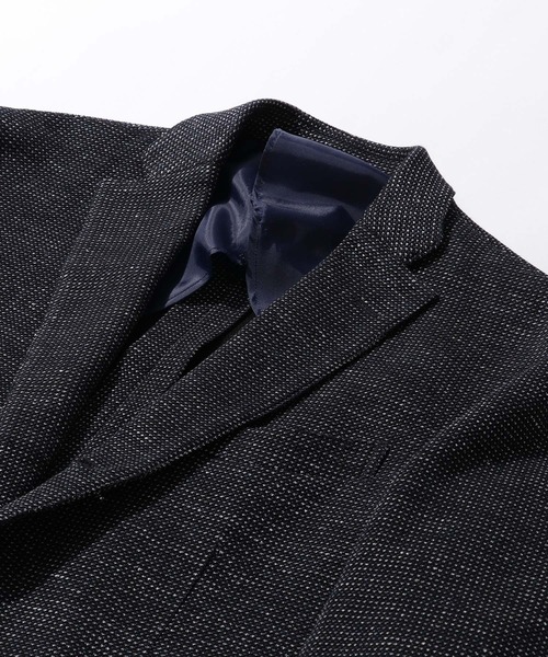 Cricket（クリケット）の「[クリケット1960] Cricket 1960 メランジニット生地 ジャケット（テーラードジャケット・メンズ・ネイビー・M/46/XL/50/S/44/L/48）」の9枚目の写真