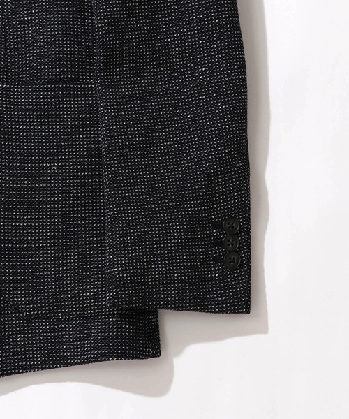 Cricket（クリケット）の「[クリケット1960] Cricket 1960 メランジニット生地 ジャケット（テーラードジャケット・メンズ・ネイビー・M/46/XL/50/S/44/L/48）」の6枚目の写真