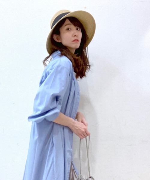 GLOBAL WORK（グローバルワーク）の「UVカット冷感キャペリン/926047（ハット・レディース・ブラック/ダークブラウン・FREE）」の16枚目の写真