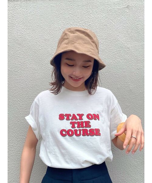 Ungrid(アングリッド)の「ロゴ発砲プリントTee(Tシャツ/カットソー・レディース・チャコールグレー/オフホワイト・FREE)」の14枚目の写真