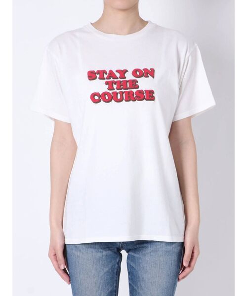 Ungrid(アングリッド)の「ロゴ発砲プリントTee(Tシャツ/カットソー・レディース・チャコールグレー/オフホワイト・FREE)」の18枚目の写真