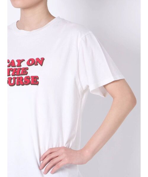 Ungrid(アングリッド)の「ロゴ発砲プリントTee(Tシャツ/カットソー・レディース・チャコールグレー/オフホワイト・FREE)」の20枚目の写真