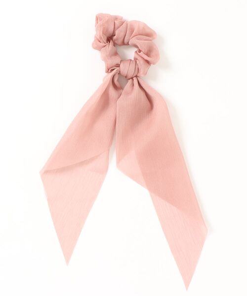 EDIT COLOGNE（エディットコロン）の「シフォンリボンロングシュシュ（シュシュ・レディース・ピンク/オレンジ・ﾌﾘ-）」の2枚目の写真