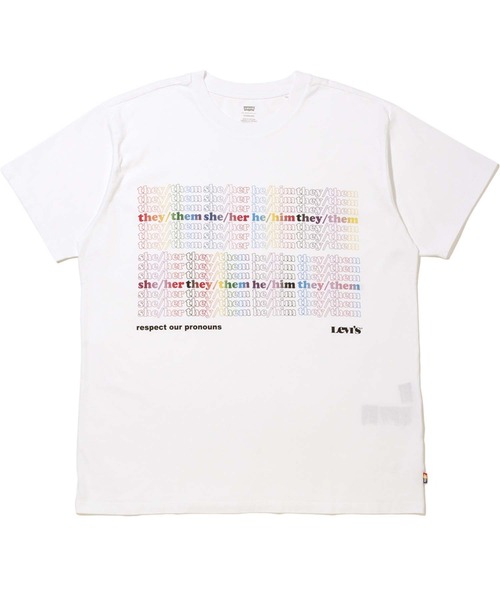 Levi's(リーバイス)の「LIBERATION ROADTRIP TEE MULTI PRIDE TEE WHITE+(Tシャツ/カットソー・メンズ・マルチ・S/M/L/XL/XS)」の5枚目の写真