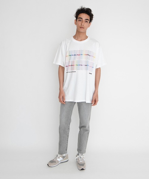 Levi's(リーバイス)の「LIBERATION ROADTRIP TEE MULTI PRIDE TEE WHITE+(Tシャツ/カットソー・メンズ・マルチ・S/M/L/XL/XS)」の4枚目の写真