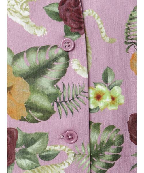 jouetie(ジュエティ)の「ジャパンヴィンテージアロハワンピース(シャツワンピース・レディース・ブラック/オフホワイト/ピンク・MEDIUM)」の15枚目の写真