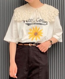 WEGO | WEGO/flowerプリントTシャツ(Tシャツ/カットソー)