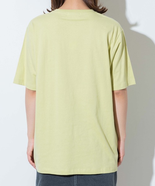 WEGO（ウィゴー）の「WEGO/flowerプリントTシャツ（Tシャツ/カットソー・レディース・ホワイト/ライム・SMALL/MEDIUM/LARGE/X-LARGE）」の4枚目の写真